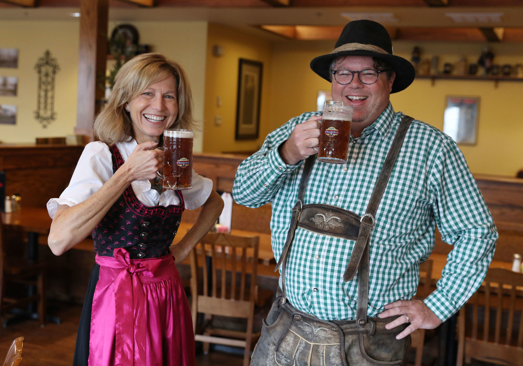 German beers at Oktoberfest